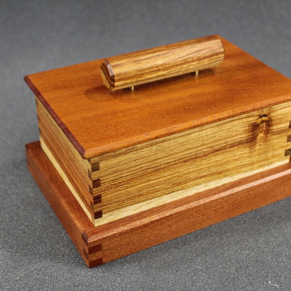 Treasure box with a hidden compartment.