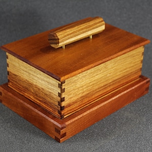 Treasure box with a hidden compartment.