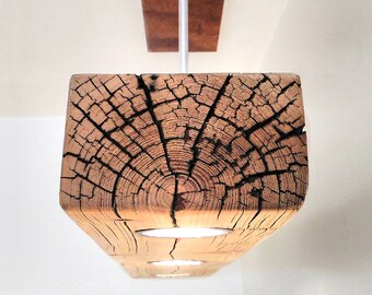reclaimed wood light etsy