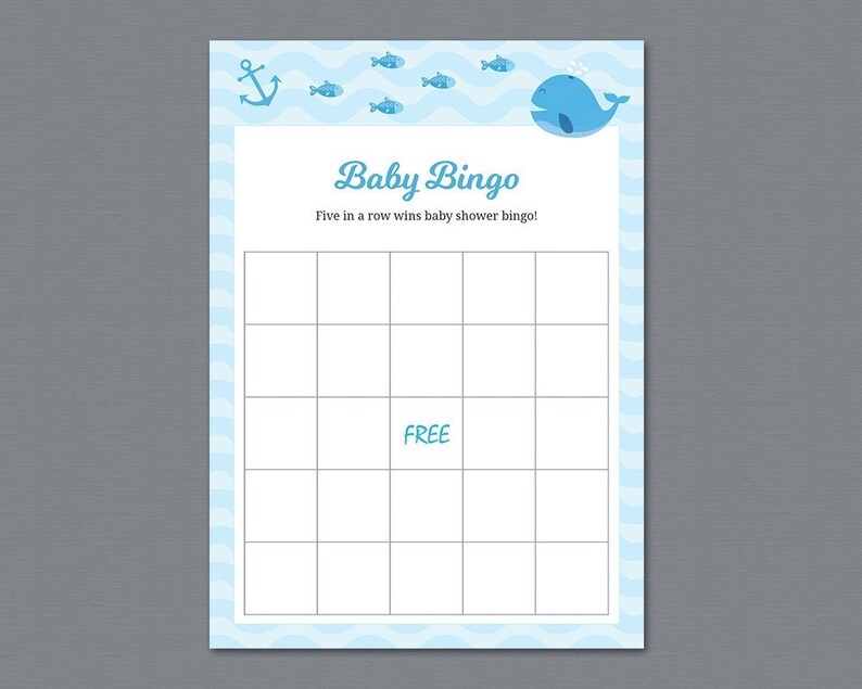 Free online baby shower bingo cards Free online baby shower bingo cards