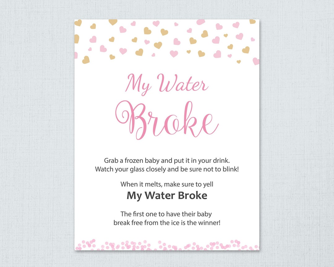 my-water-broke-game-sign-printable-instant-download-girl-baby-shower-games-ice-cube-baby-frozen-baby-ice-cubes-babies-activity-b003-etsy