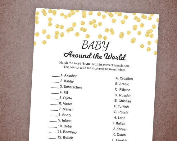 Baby Around the World Baby in Different Languages Baby