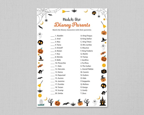halloween themed baby shower games