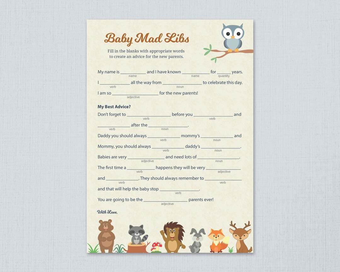 woodland-baby-mad-libs-printable-download-advice-for-the-new-etsy