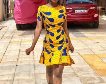 yellow ankara styles