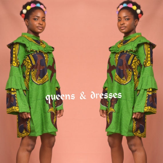 Beyonce african top print dress