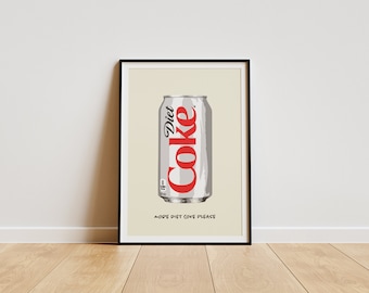 Meer cola light graag afdrukken | Cola light afdrukken | Muurdecoratie