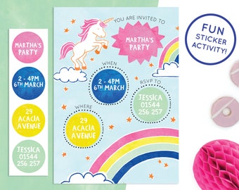 personalised invite etsy