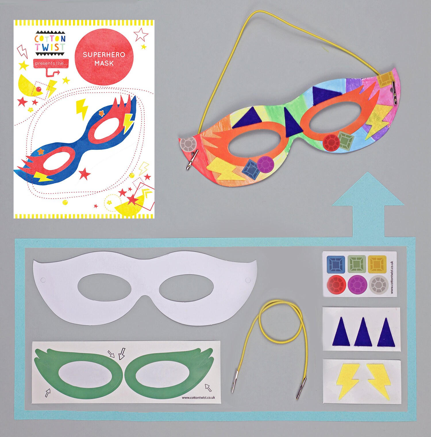 Make Your Own Superhero Mask Kit By Cotton Twist