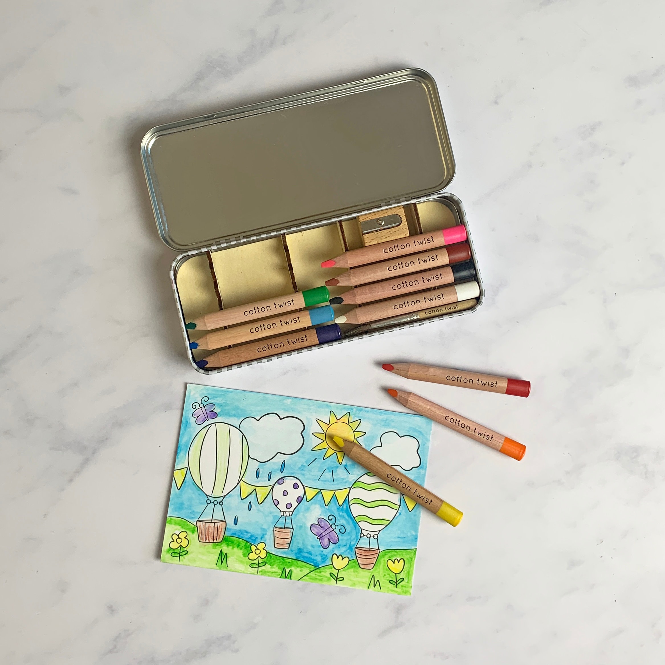 Personalised Jumbo Watercolour Pencils Tin Etsy UK