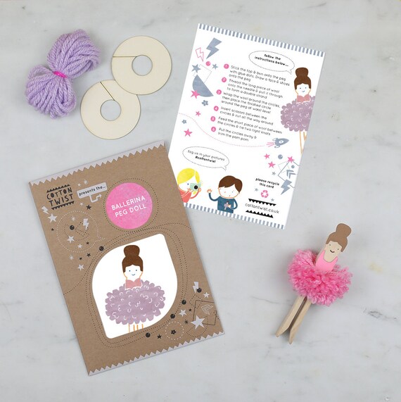 pom pom peg dolls