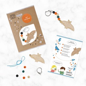 Make Your Own Halloween Bat Keyring