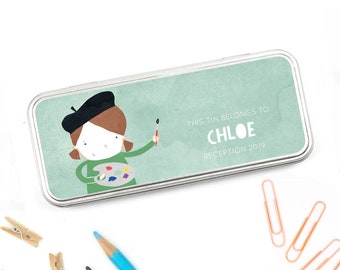 Personalised Character Pencil Tin | Personalised Pencil Case