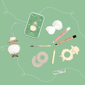 Make Your Own Pom Pom Lamb Gift Tin | Personalised Keepsake Tin