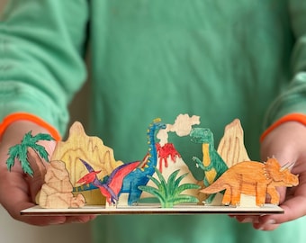 Make Your Own Dinosaur Scene Craft Kit