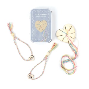 Personalised 'Always Together' Friendship Bracelet Gift Kit Personalised Kids Craft Kit image 2