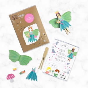 Make Your Own Fairy Peg Doll Kit | Party Favour, Wedding Activity & Birthday Gift for Kids