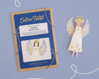 Angel Peg Doll Craft Kit | Kids Stocking Filler