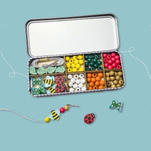 Personalised Minibeast Beading Kit