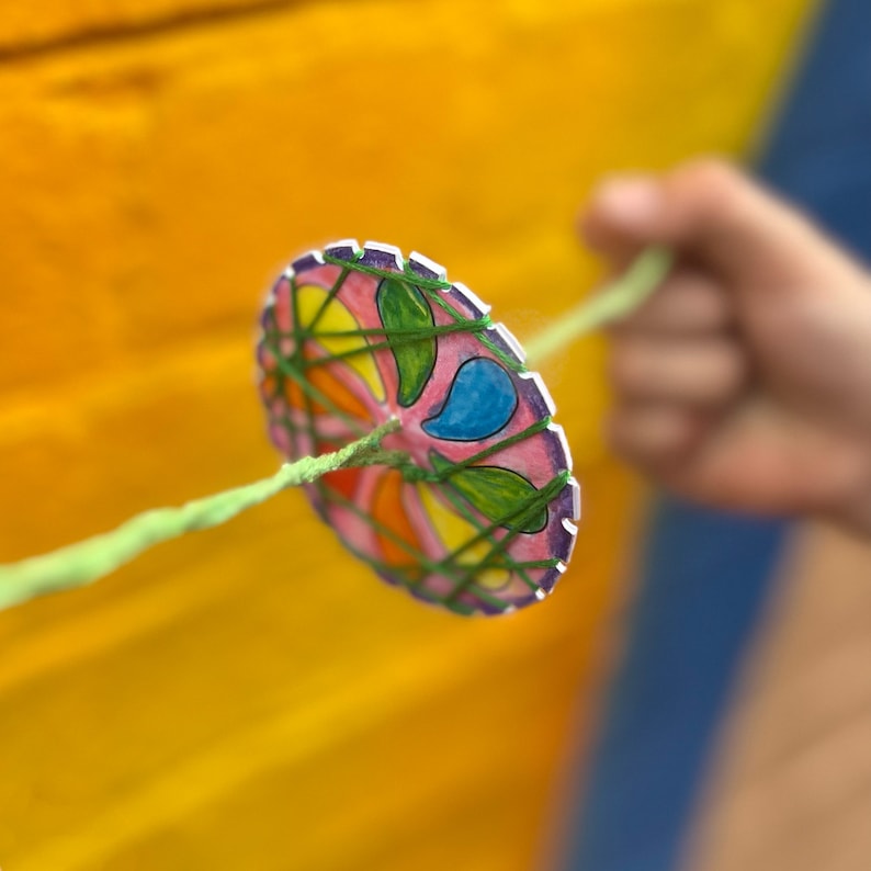Spinning Toys Craft Kit | Party Bag Filler Craft Activity - Etsy