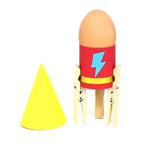 Make Your Own Rocket Egg | Party Bag Filler Rocket Craft | Easter Craft ...
