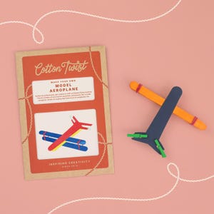 Kit artigianale per modellismo di aeroplani / Attività artigianale per riempire sacchetti per feste