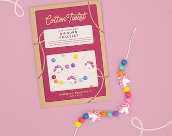 Unicorn Bracelet Craft Kit | Party Bag Filler Craft Activity