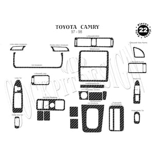 Toyota Camry Dash Trim Kit 1997-1999