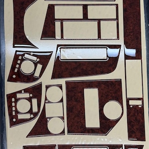 Wood Look Dash Trim Kit for Volvo FH Dash Trim Kit  2017- Armaturenbrett-Zierleisten-Set in Holzoptik