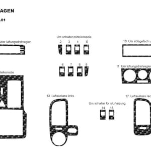 Volkswagen Polo Dash Trim Kit 1999-2001