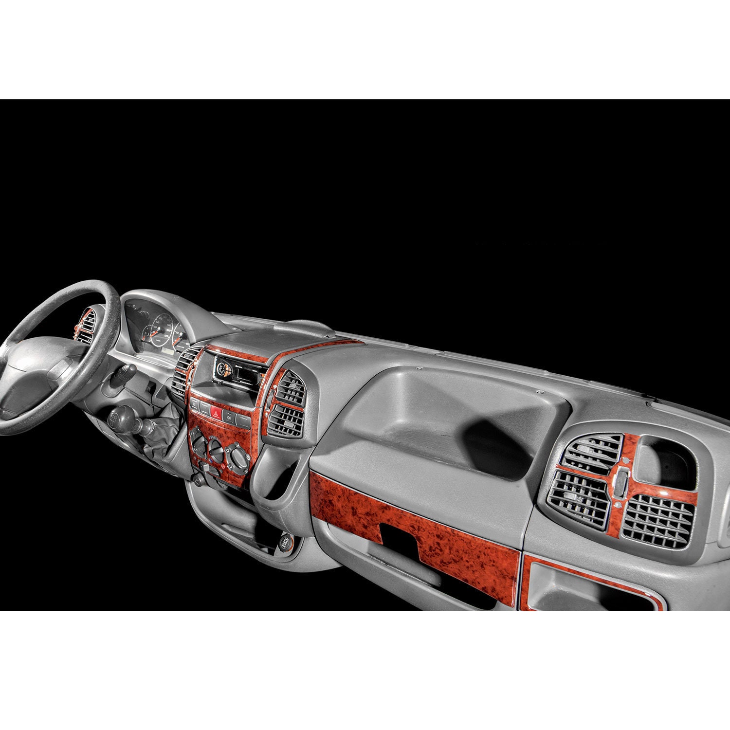 Cache Prise D'Allumage ABS Noir Console Centrale 51932872 1622719780 - Compatible Fiat Ducato, Opel Movano