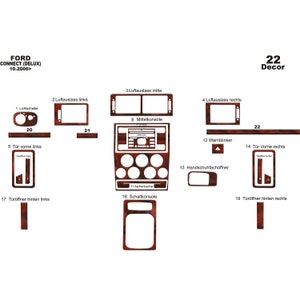 Ford Connect Delux Dash Trim Kit 2006-2009