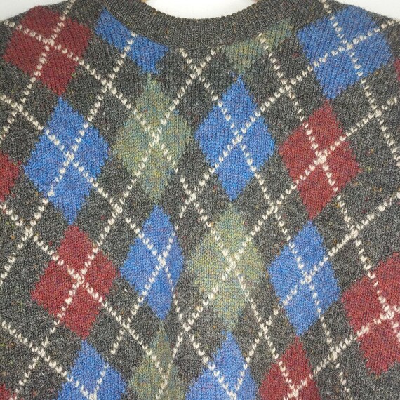 Vtg MacGordon Scotland Men's XL Pure New Wool Swe… - image 2