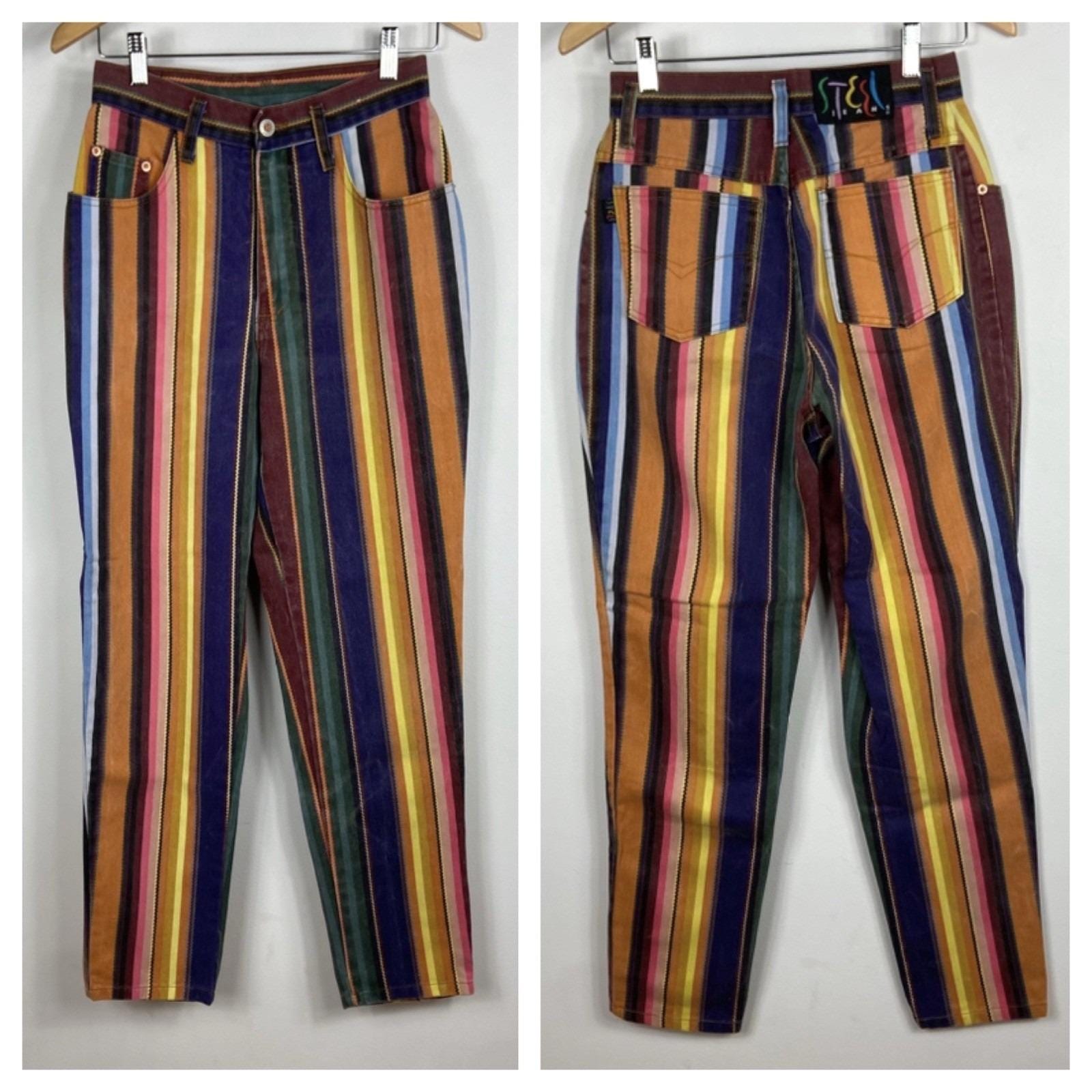 90s Striped Pants - Etsy Australia
