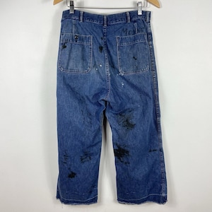 Navy Sailor Jeans Vintage - Etsy