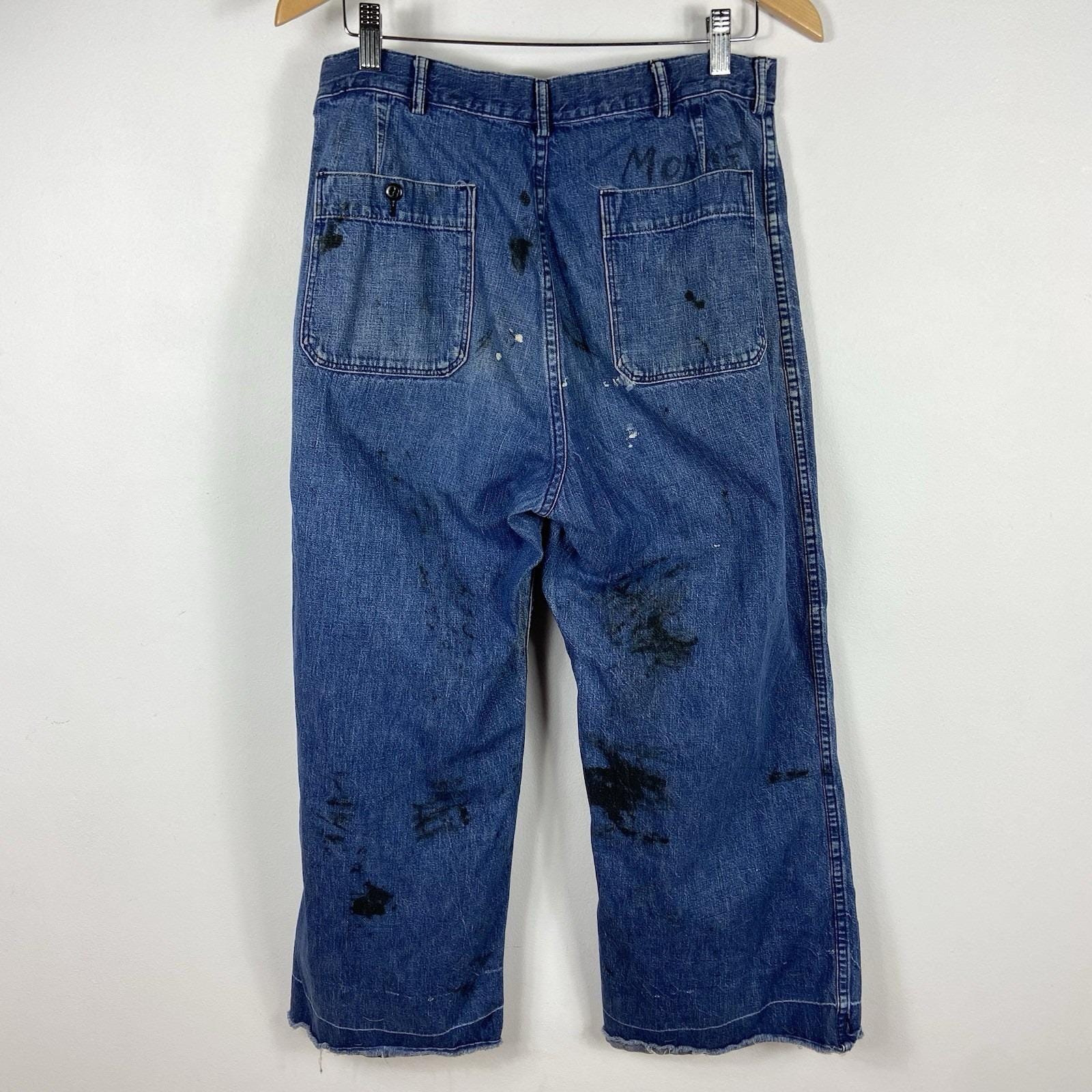 Us Navy Sailor Jeans - Etsy
