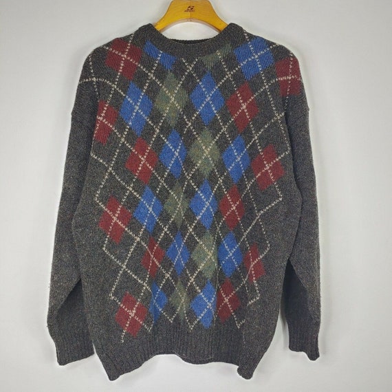 Vtg MacGordon Scotland Men's XL Pure New Wool Swe… - image 1