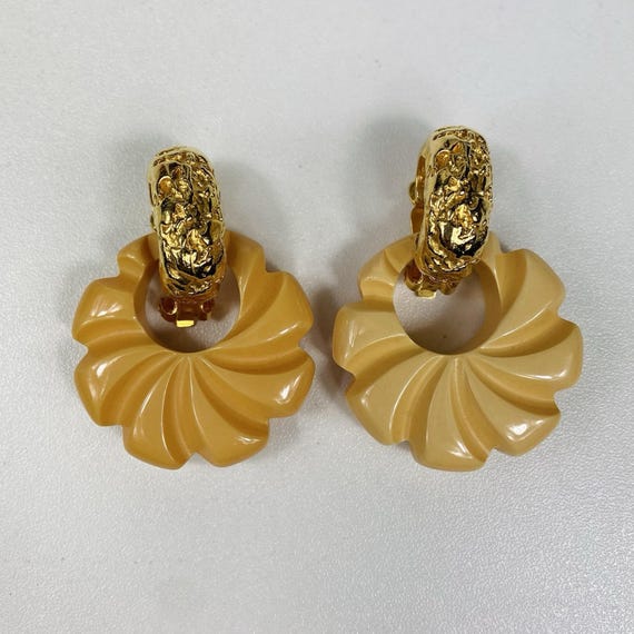 Kenneth Jay Lane 1970s Bakelite ? Interchangeable… - image 2