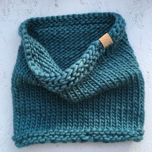Super Soft Merino Wool Handknit Cowl | Adult Size | Choice of Colours ...
