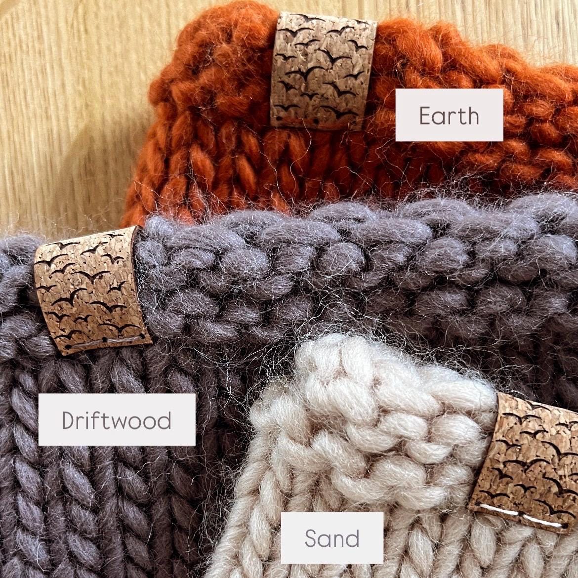 Super Soft Merino Wool Handknit Cowl | Adult Size | Choice of Colours ...