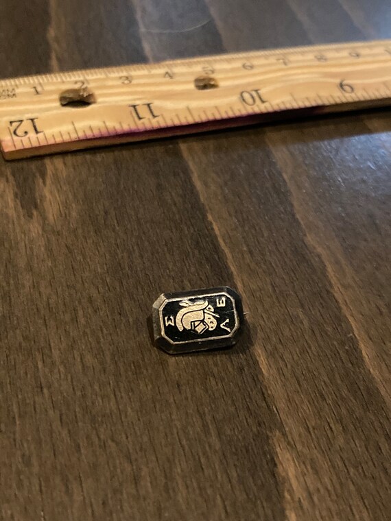 Sigma Lambda Epsilon Fraternity Pin 1/10 10kt Yel… - image 2