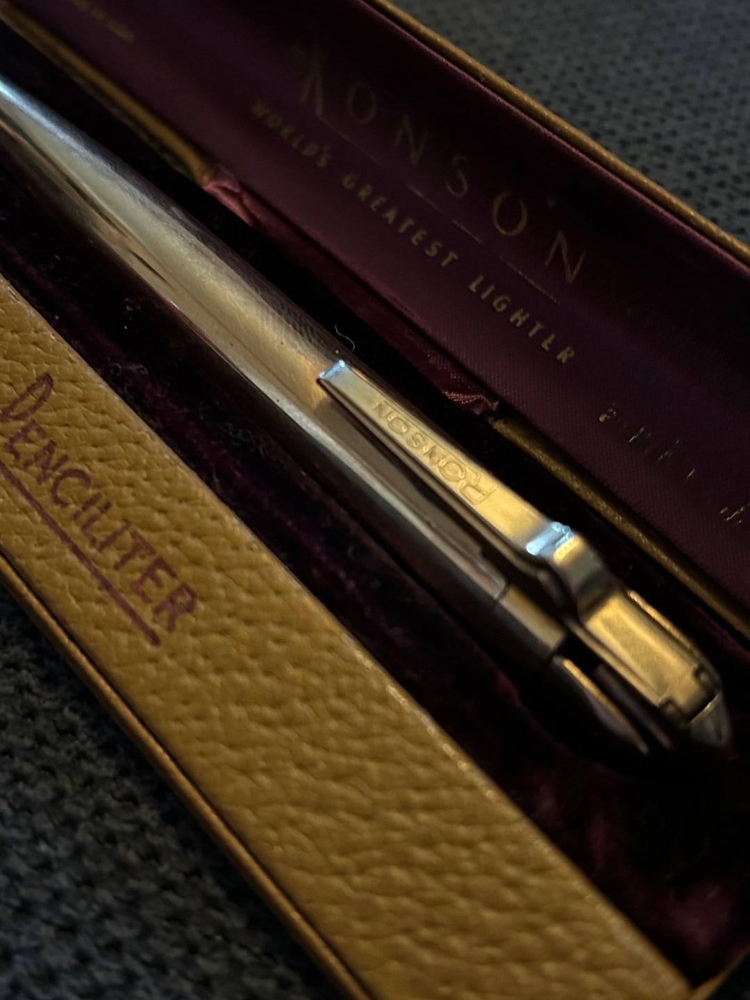 14k Gold Filled Ronson Penciliter in Original Box Working 1940's Pencil ...