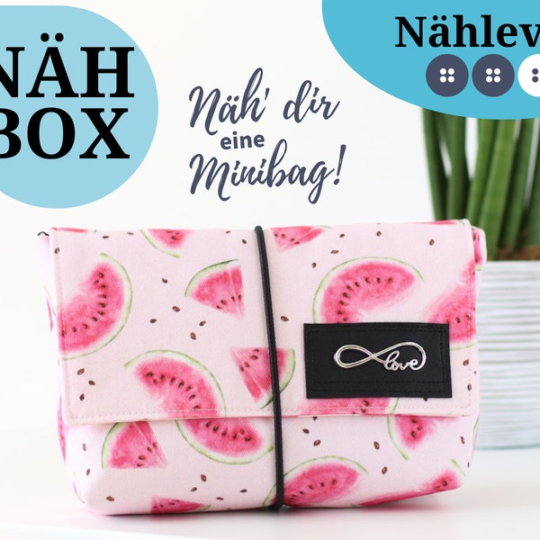 DIY Taschen Nähset - Minibag 'Melone' nähen