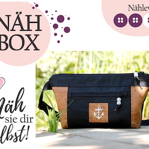 DIY-Nähset Gürteltasche &#39;Waxed Anchor&#39; nähen