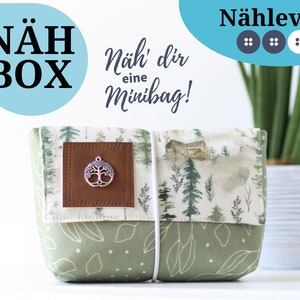 DIY Taschen Nähset - Minibag &#39;Waldhäusl&#39; nähen