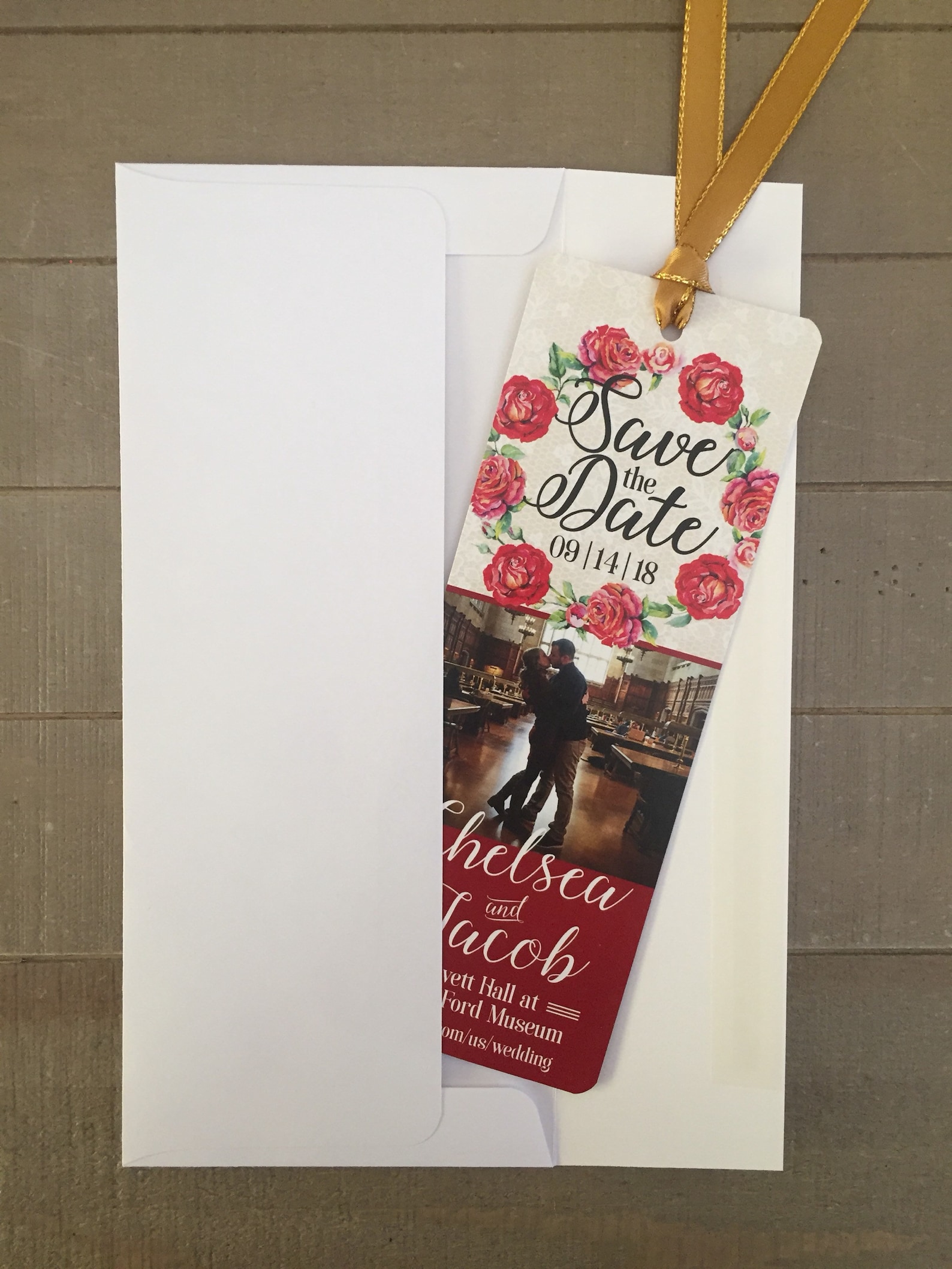 Customized Save the Date Bookmark Save the Date Bookmark Etsy