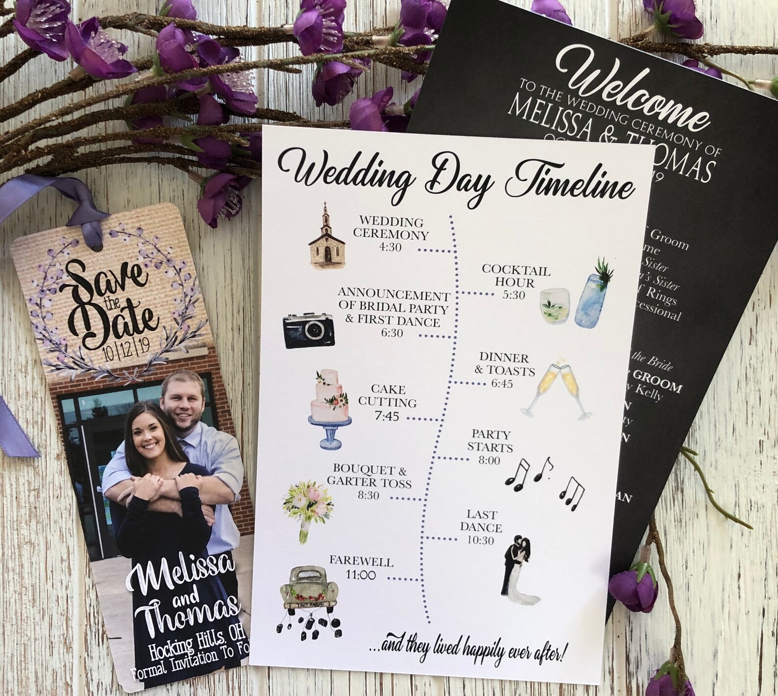 Literary Themed Wedding Invitations Story Book Wedding Etsy