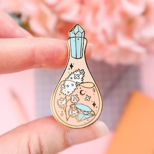 Épingle émaillée de potion de créativité, épingle scintillante, épingle émaillée mignonne, insigne d&#39;épingle, épingle de potion, sorcellerie et sorcellerie, magie et sorts