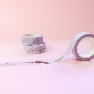 Cinta washi de brujas de hierbas: accesorios de planificador de brujería verde imagen 5