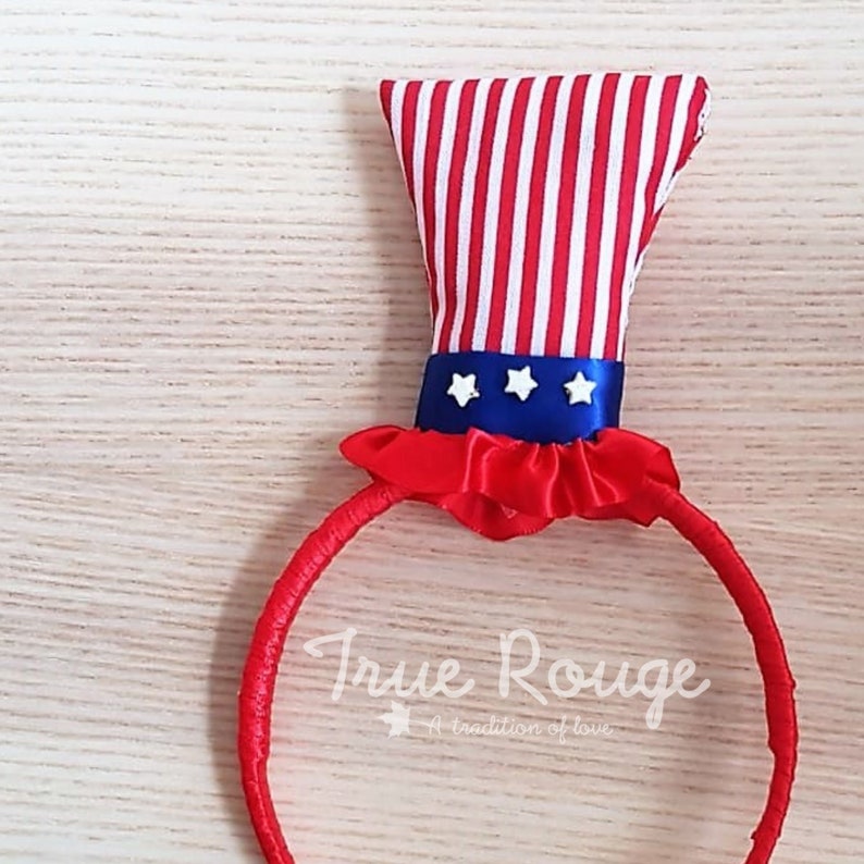 Patriotic Day Hat Headband USA